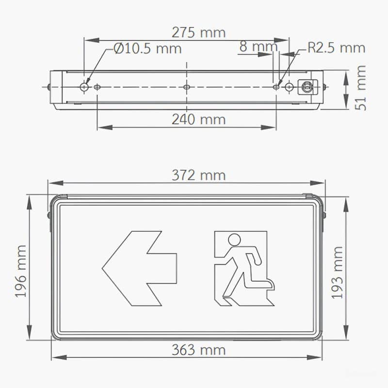 10.3 STANDARD EXIT BOX รุ่น BXF-10N-1B