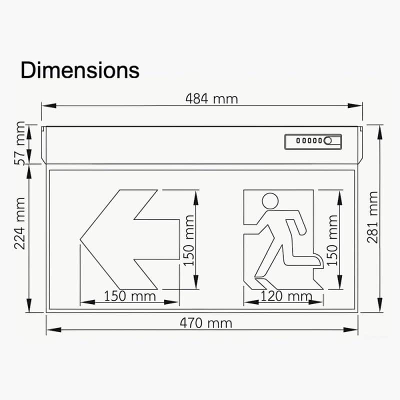 3 ป้ายไฟ SLIM 1 หน้า รุ่น XLF-S15N-1A_1